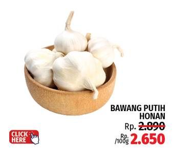 Promo Harga Bawang Putih Honan per 100 gr - LotteMart