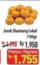 Promo Harga Jeruk Shantang Lokal per 100 gr - Hypermart