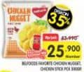 Promo Harga Belfoods Nugget Chicken Nugget, Chicken Nugget Stick 500 gr - Superindo