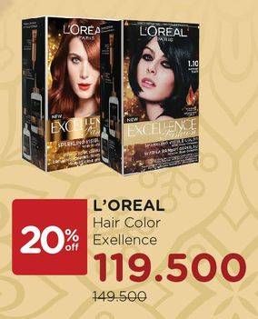 Promo Harga LOREAL Hair Color Excellence  - Watsons