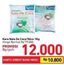 Promo Harga KARA Nata De Coco Slices, Original 1000 gr - Carrefour