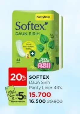 Softex Pantyliner Daun Sirih
