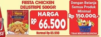 Promo Harga Fiesta Ayam Siap Masak Delistripe 500 gr - Hypermart