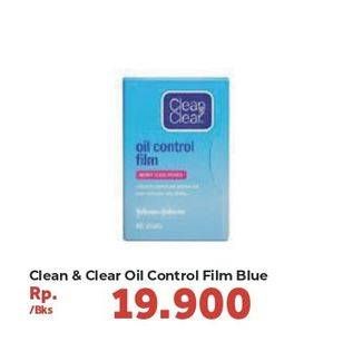 Promo Harga CLEAN & CLEAR Oil Control Film Blue  - Carrefour