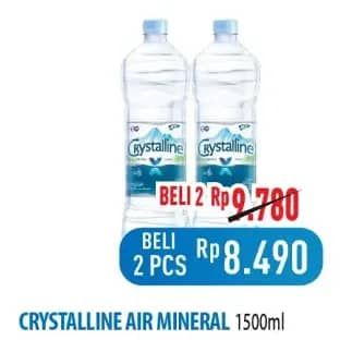Promo Harga Crystalline Air Mineral 1500 ml - Hypermart