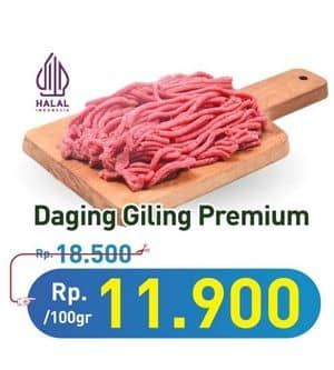 Promo Harga Daging Giling Sapi Premium per 100 gr - Hypermart