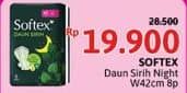 Promo Harga Softex Daun Sirih Wing 42 Cm 8 pcs - Alfamidi