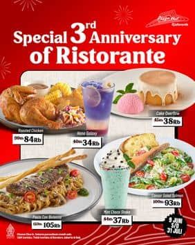 Promo Harga Special 3rd Anniversary of Ristorante  - Pizza Hut