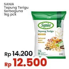 Promo Harga Sania Tepung Terigu Green 1000 gr - Indomaret