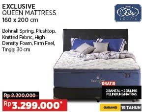 Promo Harga Elite Exclusive Queen Mattress 160x200cm  - COURTS