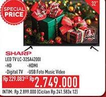 Promo Harga SHARP LC-32SA4200i | LED TV  - Hypermart