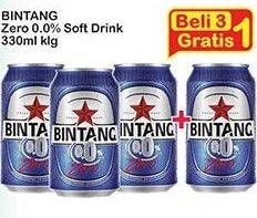 Promo Harga BINTANG Zero 330 ml - Indomaret