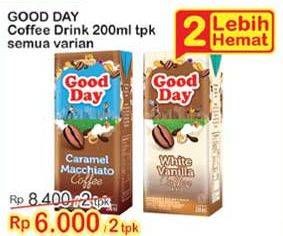 Promo Harga Good Day Coffee Drink All Variants per 2 pcs 200 ml - Indomaret