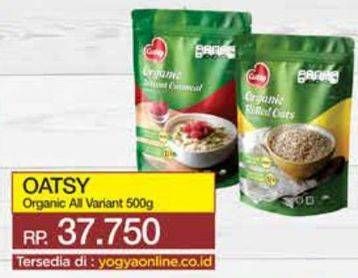Promo Harga Oatsy Organic Oatmeal All Variants 500 gr - Yogya
