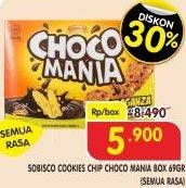 Promo Harga CHOCO MANIA Choco Chip Cookies All Variants 69 gr - Superindo