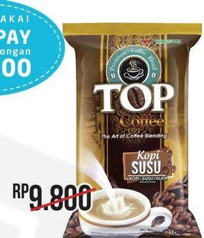 Promo Harga Top Coffee Kopi per 10 sachet 25 gr - Alfamart