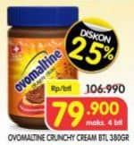 Promo Harga Ovomaltine Selai Crunchy Cream 380 gr - Superindo