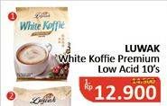 Promo Harga Luwak White Koffie Premium Low Acid per 10 sachet - Alfamidi