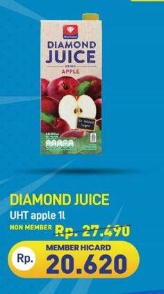 Promo Harga Diamond Juice Apple 946 ml - Hypermart