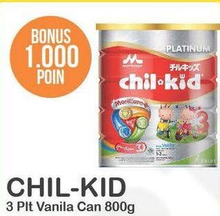 Promo Harga MORINAGA Chil Kid Platinum Vanila 800 gr - Alfamart