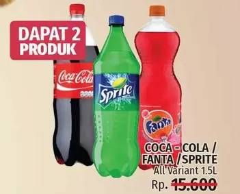 Promo Harga COCA COLA Minuman Soda/FANTA Minuman Soda/SPRITE Minuman Soda   - LotteMart