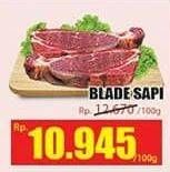 Promo Harga Daging Blade per 100 gr - Hari Hari