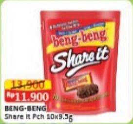 Promo Harga Beng-beng Share It per 10 pcs 9 gr - Alfamart