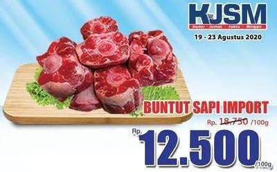 Promo Harga Oxtail Sapi Import per 100 gr - Hari Hari