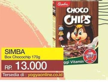 Promo Harga SIMBA Cereal Choco Chips 170 gr - Yogya
