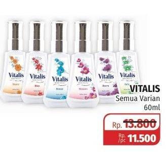 Promo Harga VITALIS Body Scent All Variants 60 ml - Lotte Grosir