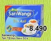 Promo Harga Sariwangi Teh Asli 50 pcs - TIP TOP