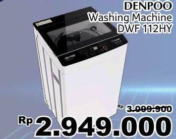 Promo Harga DENPOO DWF-112HY | Washing Machine Top Load 7kg  - Giant