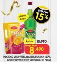 Promo Harga Freiss Syrup Squash/Freiss Syrup   - Superindo