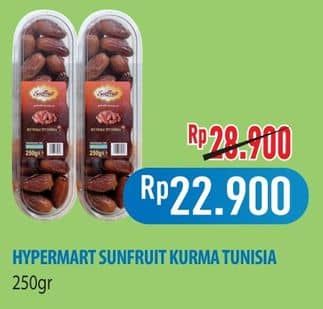 Promo Harga Sunfruit Kurma Tunisia 250 gr - Hypermart