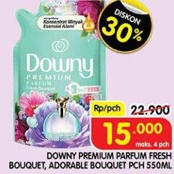 Promo Harga DOWNY Premium Parfum Fresh Bouquet, Adorable Bouquet 550 ml - Superindo