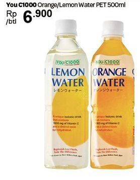 Promo Harga YOU C1000 Isotonic Drink Orange, Lemon 500 ml - Carrefour