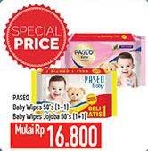 Promo Harga Paseo Baby Wipes Original/Jojoba  - Hypermart