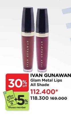 Promo Harga Ivan Gunawan Glam Metallic Lips All Variants  - Watsons