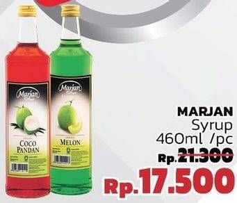 Promo Harga MARJAN Syrup Boudoin 460 ml - LotteMart