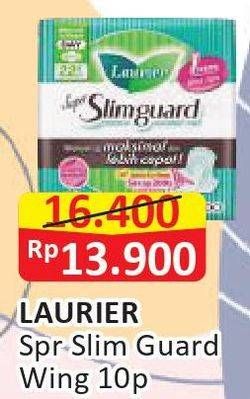 Promo Harga Laurier Super Slimguard Day 22.5 Cm 10 pcs - Alfamart