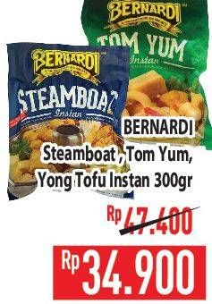 Promo Harga BERNARDI Instan Steamboat, Tom Yum, Yong Tofu 300 gr - Hypermart