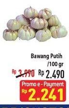 Promo Harga Bawang Putih per 100 gr - Hypermart