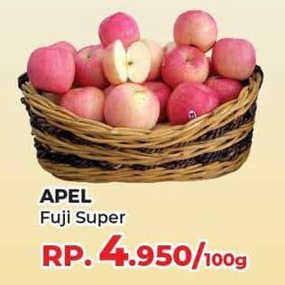 Promo Harga Apel Fuji Super per 100 gr - Yogya
