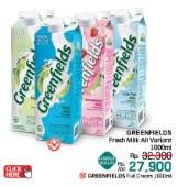 Promo Harga Greenfields Fresh Milk All Variants 1000 ml - LotteMart