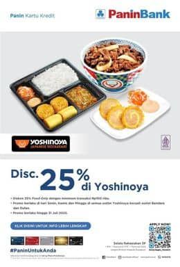 Promo Harga PaninBank  - Yoshinoya