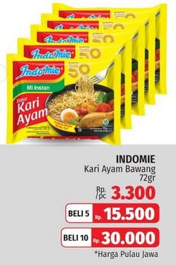 Promo Harga Indomie Mi Kuah Kari Ayam 72 gr - LotteMart