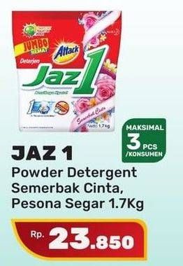 Promo Harga ATTACK Jaz1 Detergent Powder Pesona Segar, Semerbak Cinta 1700 gr - Yogya