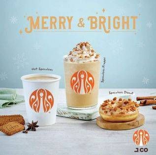Promo Harga JCO Hot Speculoos, Speculoos Frappe, and Speculoos Donut  - JCO
