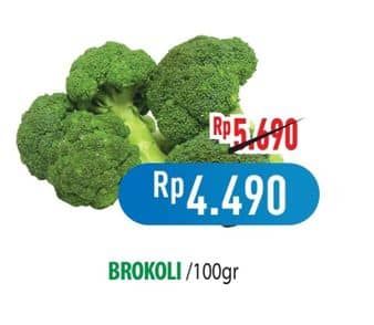 Promo Harga Brokoli per 100 gr - Hypermart