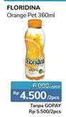 Promo Harga FLORIDINA Juice Pulp Orange 360 ml - Alfamidi